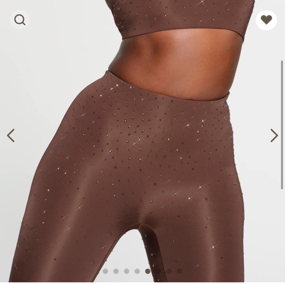 NWT - SKIMS Swarovski Legging - Cocoa